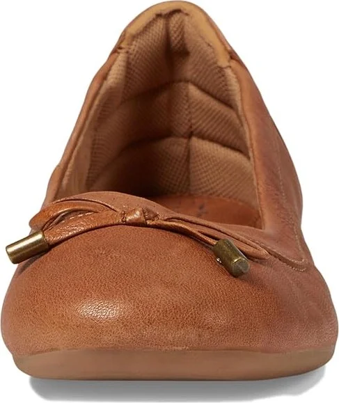 Comfortiva Keegan Women's Flat Shoes Luggage : 10 W (D), Leather - Image 2