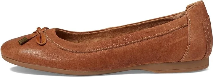 Comfortiva Keegan Women's Flat Shoes Luggage : 10 W (D), Leather - Image 5