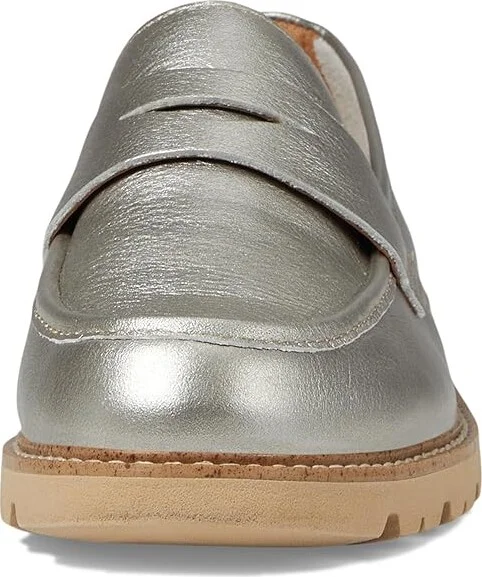Comfortiva Lakota Women's Flat Shoes Silver : 7 W (D), Leather - Image 5
