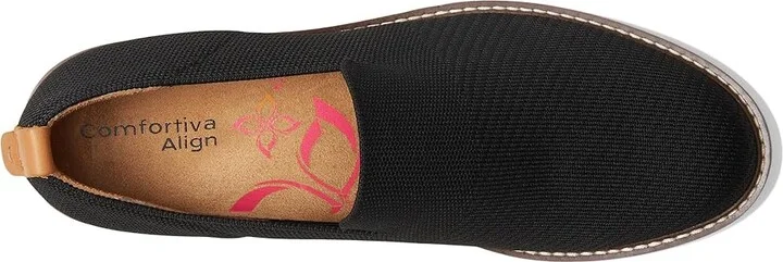 Comfortiva Lexya Women's Shoes Black : 6 M (B), Rubber/Textile - Image 2