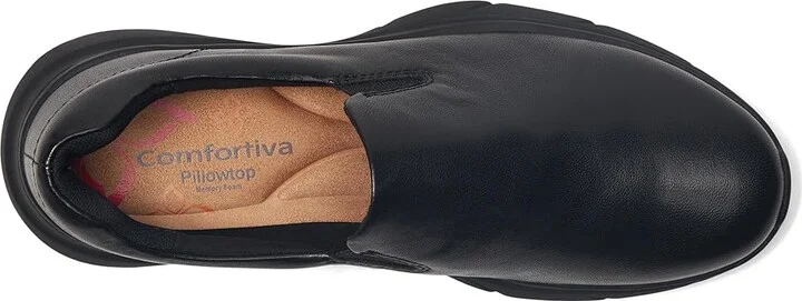 Comfortiva Maki Women's Flat Shoes Black : 9 M (B), Leather - Image 2