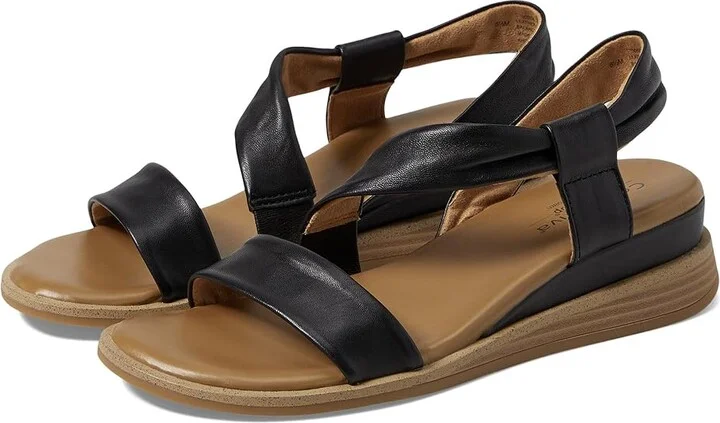 Comfortiva Marcy Women's Sandals Black : 8.5 W (D), Leather