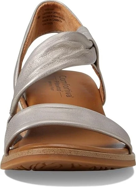 Comfortiva Marcy Women's Sandals Champagne : 6 M (B), Leather - Image 2