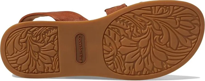 Comfortiva Marcy Women's Sandals Luggage : 6.5 M (B), Leather - Image 3