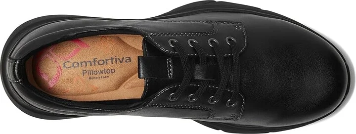 Comfortiva Mariah Women's Wedge Shoes Black : 9 M (B), Leather - Image 2