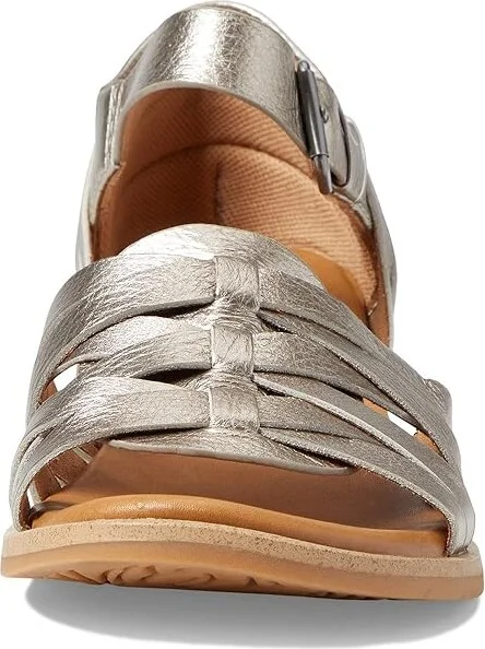 Comfortiva Marina Women's Shoes Grey/Gold : 7 W (D), Leather - Image 2