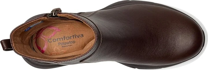 Comfortiva Maxine Women's Boots Chocolate : 8 M (B), Leather - Image 2