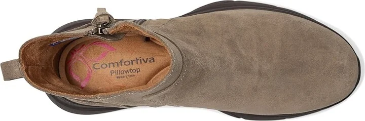 Comfortiva Maxine Women's Boots Taupe : 9 W (D), Leather - Image 2