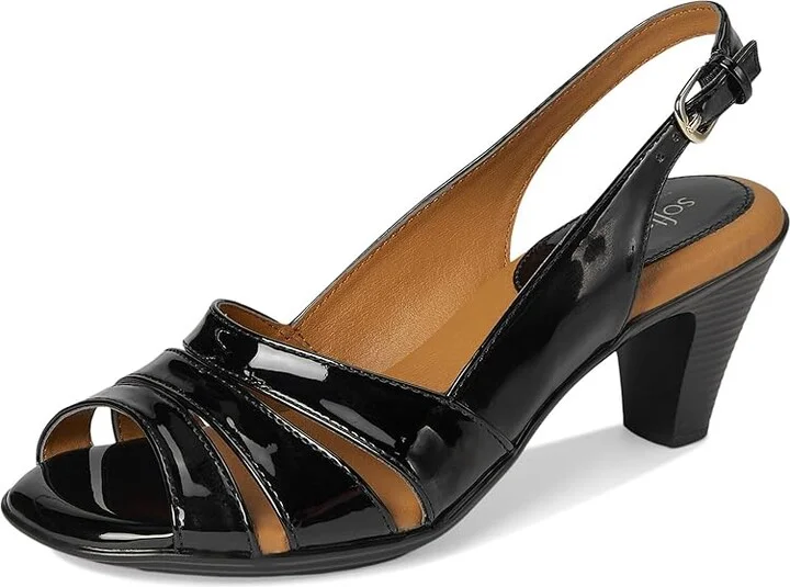 Comfortiva Neima - Soft Spots Women's Dress Sandals Black Patent : 5 M (B), Leather/Synthetic - Image 6