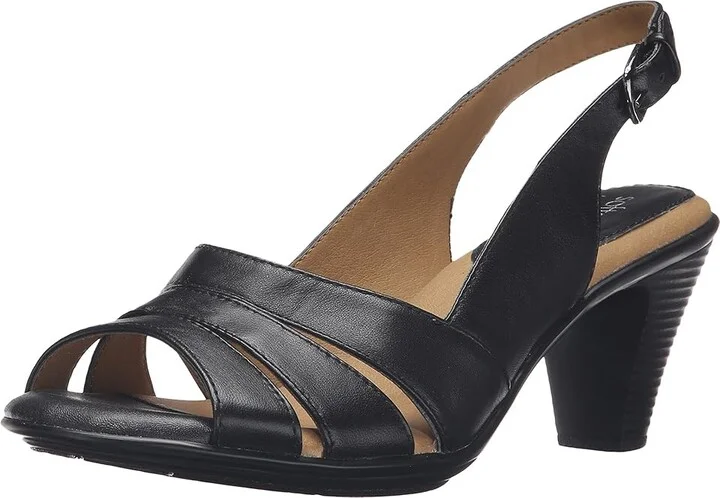 Comfortiva Neima - Soft Spots Women's Dress Sandals Black Velvet Sheep Nappa : 5 M (B), Leather/Synthetic - Image 2