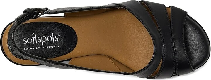 Comfortiva Neima - Soft Spots Women's Dress Sandals Black Velvet Sheep Nappa : 5 M (B), Leather/Synthetic - Image 3