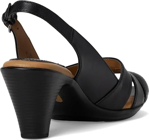 Comfortiva Neima - Soft Spots Women's Dress Sandals Black Velvet Sheep Nappa : 5 M (B), Leather/Synthetic - Image 5