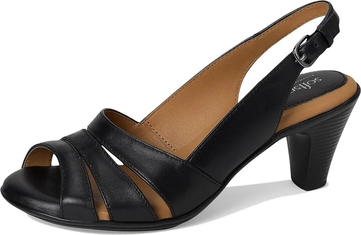Comfortiva Neima - Soft Spots Women's Dress Sandals Black Velvet Sheep Nappa : 5 M (B), Leather/Synthetic - Image 6