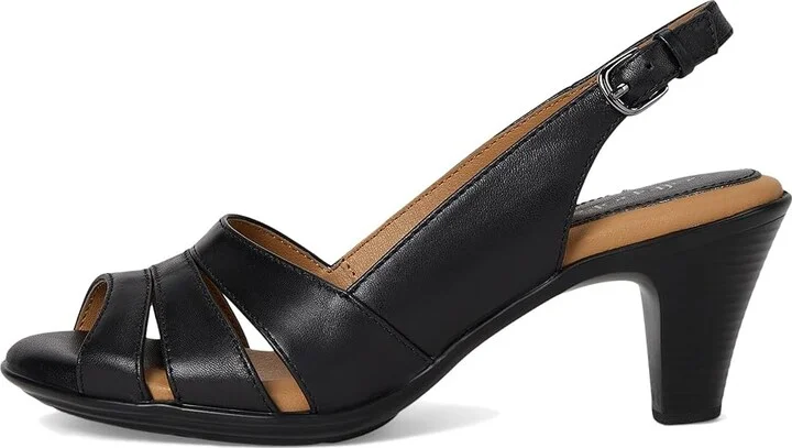Comfortiva Neima - Soft Spots Women's Dress Sandals Black Velvet Sheep Nappa : 5 M (B), Leather/Synthetic - Image 7