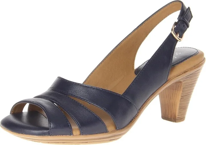 Comfortiva Neima - Soft Spots Women's Dress Sandals Navy Velvet Sheep Nappa : 5 M (B), Leather/Synthetic - Image 2