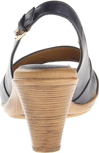 Comfortiva Neima - Soft Spots Women's Dress Sandals Navy Velvet Sheep Nappa : 5 M (B), Leather/Synthetic - Image 5
