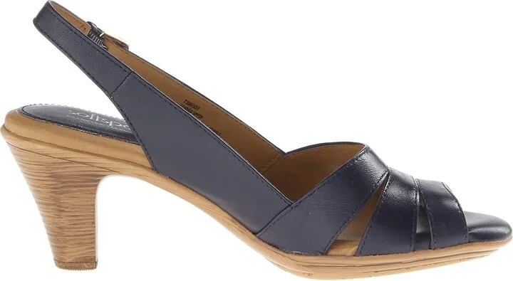 Comfortiva Neima - Soft Spots Women's Dress Sandals Navy Velvet Sheep Nappa : 5 M (B), Leather/Synthetic - Image 8
