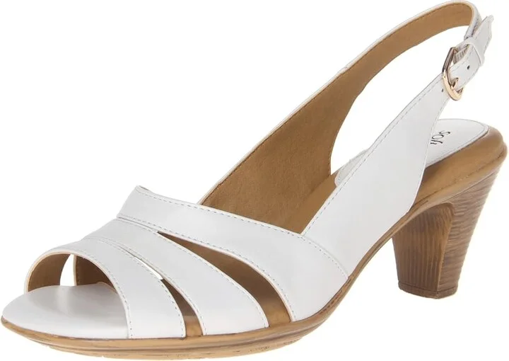 Comfortiva Neima - Soft Spots Women's Dress Sandals White Velvet Sheep Nappa : 6.5 M (B), Leather/Synthetic - Image 2