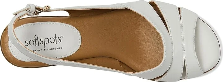 Comfortiva Neima - Soft Spots Women's Dress Sandals White Velvet Sheep Nappa : 6.5 M (B), Leather/Synthetic - Image 3