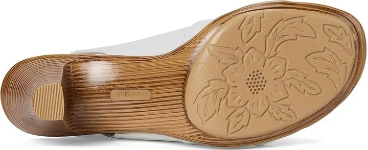 Comfortiva Neima - Soft Spots Women's Dress Sandals White Velvet Sheep Nappa : 6.5 M (B), Leather/Synthetic - Image 4