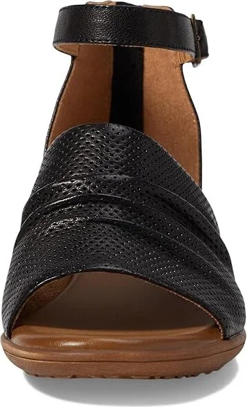 Comfortiva Newnan Women's Sandals Black : 9.5 M (B), Leather/Rubber - Image 2