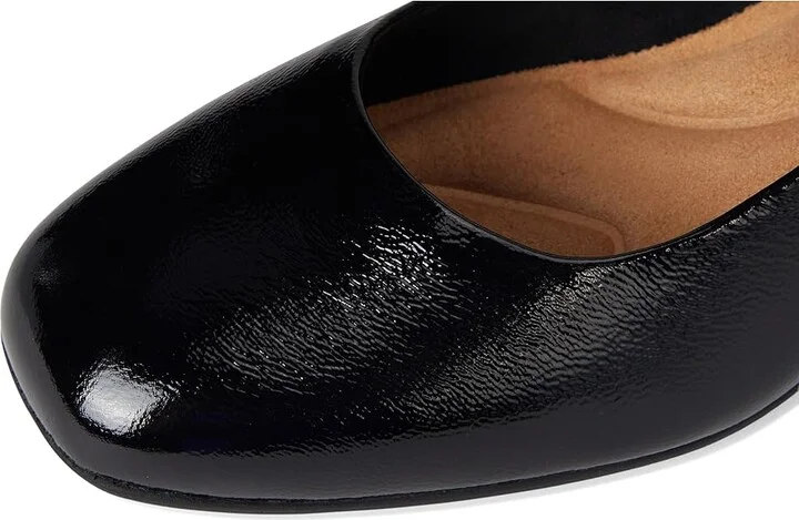 Comfortiva Peach High Women's Heels Black Crinkle Patent : 9.5 W (D), Leather - Image 7
