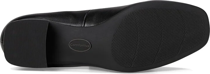 Comfortiva Peach High Women's Heels Black Leather : 6 M (B) - Image 3