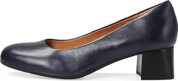 Comfortiva Peach High Women's Heels Sky Navy : 8 M (B), Leather - Image 6