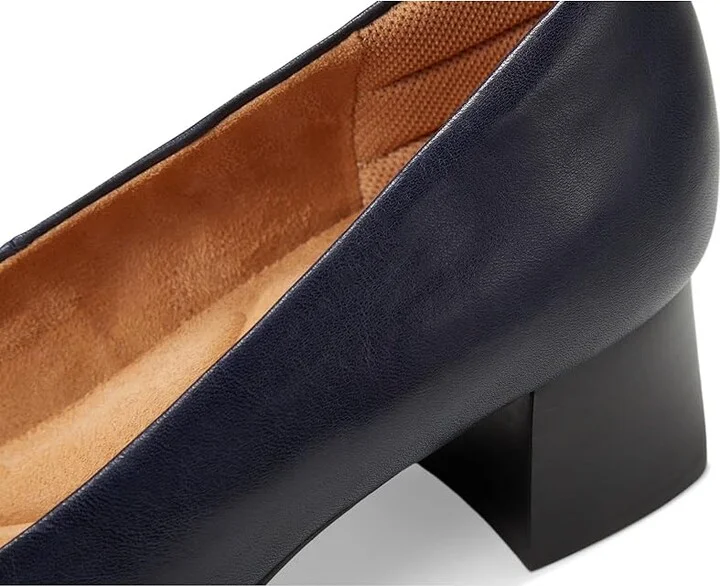 Comfortiva Peach High Women's Heels Sky Navy : 8 M (B), Leather - Image 7