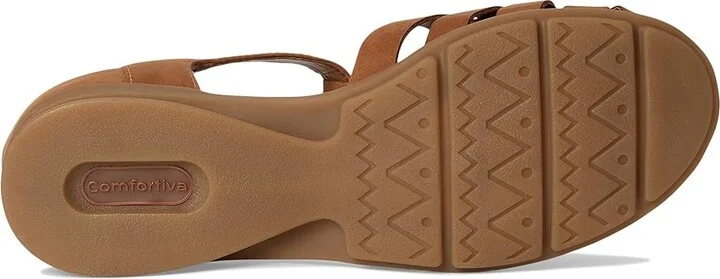 Comfortiva Persa Women's Flat Shoes Almond : 6 M (B), Leather - Image 3