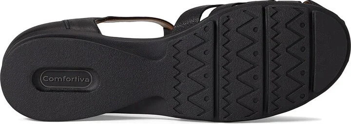 Comfortiva Persa Women's Flat Shoes Black : 6 M (B), Leather - Image 3