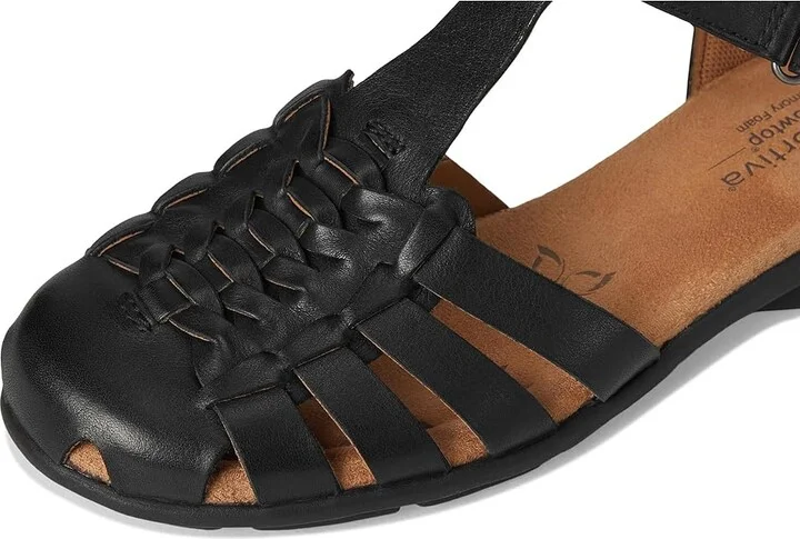 Comfortiva Persa Women's Flat Shoes Black : 6 M (B), Leather - Image 7