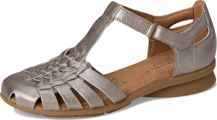 Comfortiva Persa Women's Flat Shoes Pewter : 6 M (B), Leather - Image 5