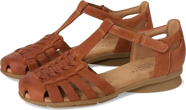 Comfortiva Persa Women's Flat Shoes Rust : 6 M (B), Leather