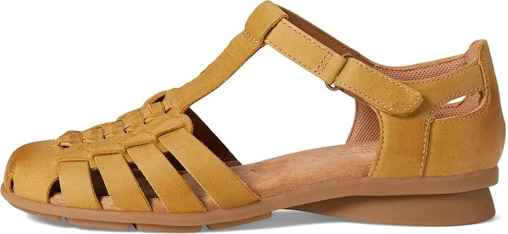 Comfortiva Persa Women's Flat Shoes Yellow : 8.5 W (D), Leather - Image 5