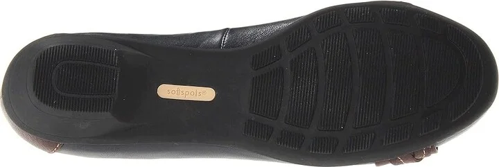 Comfortiva Posie - Soft Spots Women's Slip on Shoes Navy/Chocolate Velvet Sheep Nappa : 7 M (B), Leather - Image 4
