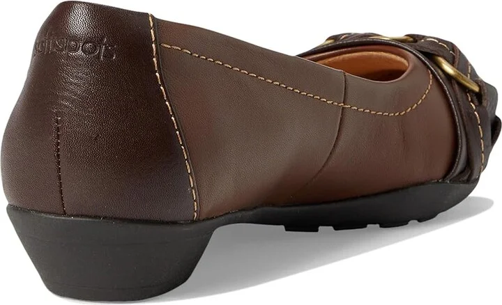 Comfortiva Posie - Soft Spots Women's Slip on Shoes Tobacco Silk Sheep Ionic : 6.5 M (B), Leather - Image 5
