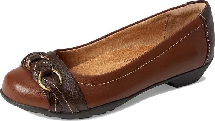 Comfortiva Posie - Soft Spots Women's Slip on Shoes Tobacco Silk Sheep Ionic : 6.5 M (B), Leather - Image 6