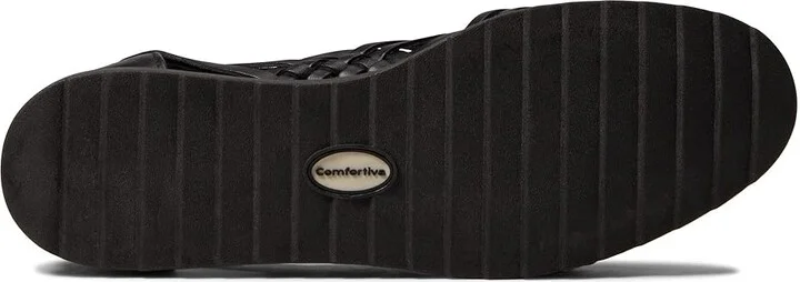 Comfortiva Rainer Women's Wedge Shoes Black : 6 M (B), Leather - Image 3