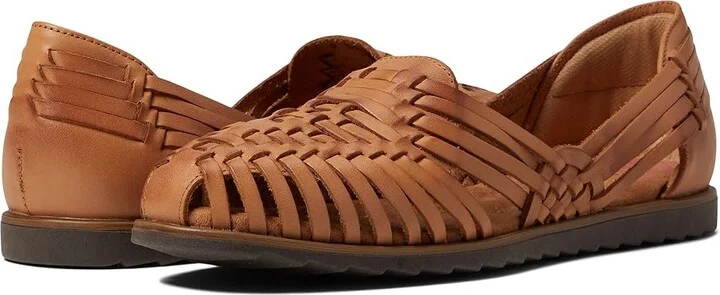 Comfortiva Rainer Women's Wedge Shoes Luggage : 6 M (B), Leather