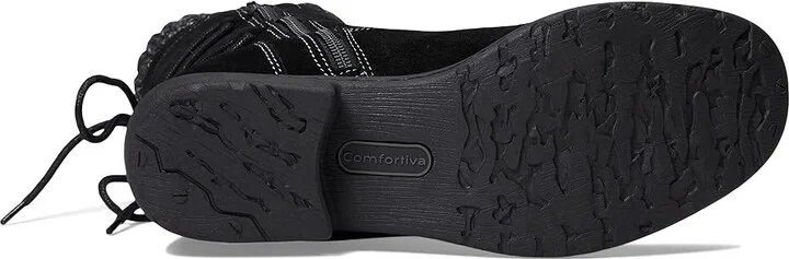 Comfortiva Salem Women's Shoes Black : 6 M (B), Suede - Image 3