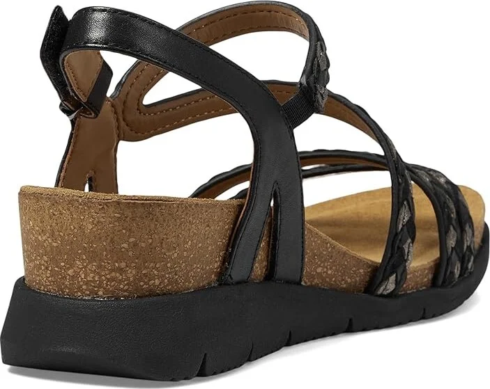 Comfortiva Silvia Women's Sandals Black : 10 W (D), Leather/Rubber - Image 4
