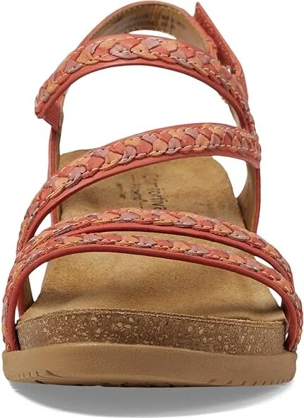 Comfortiva Silvia Women's Sandals Tomato : 9.5 M (B), Leather/Rubber - Image 2