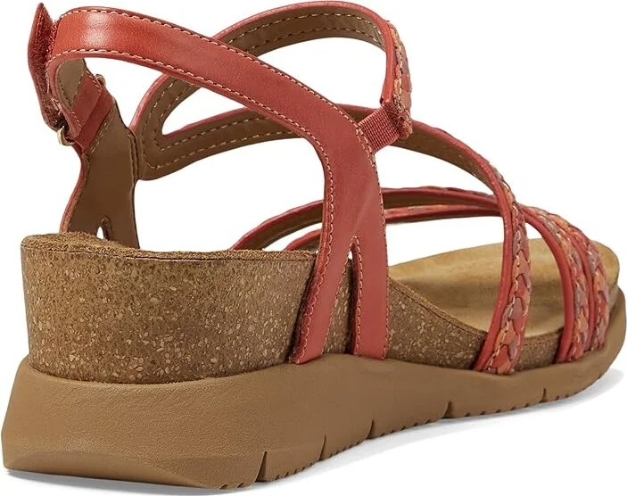 Comfortiva Silvia Women's Sandals Tomato : 9.5 M (B), Leather/Rubber - Image 4