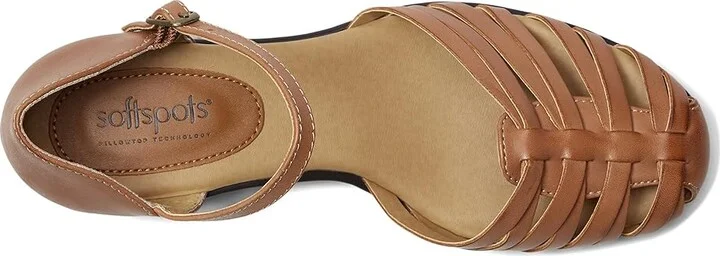 Comfortiva Tatianna - Soft Spots Women's Slip on Shoes Lt. Tan : 5 M (B), Leather - Image 3