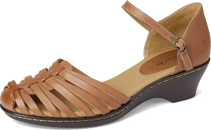 Comfortiva Tatianna - Soft Spots Women's Slip on Shoes Lt. Tan : 5 M (B), Leather - Image 6