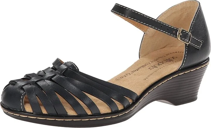 Comfortiva Tatianna - Soft Spots Women's Slip on Shoes Navy : 5 M (B), Leather - Image 2