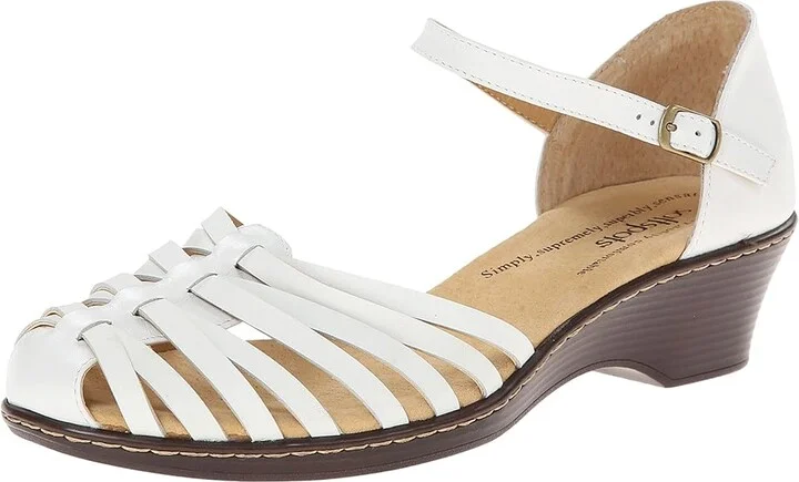Comfortiva Tatianna - Soft Spots Women's Slip on Shoes White : 5 M (B), Leather - Image 2
