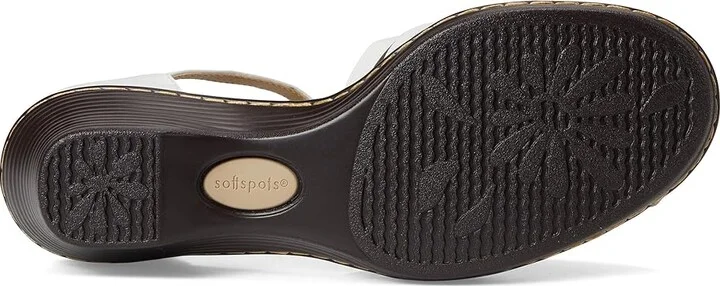 Comfortiva Tatianna - Soft Spots Women's Slip on Shoes White : 5 M (B), Leather - Image 4