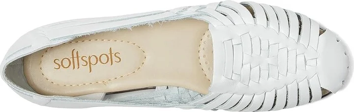 Comfortiva Trinidad - Soft Spots Women's Slip on Shoes White : 7 N (AA), Leather - Image 3